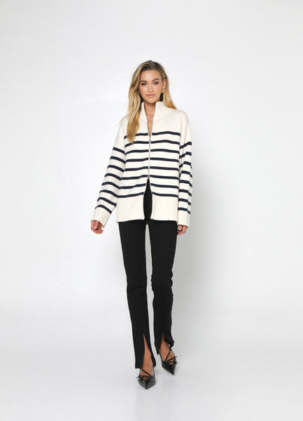 Madison Addie Knit - White