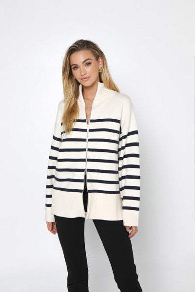 Madison Addie Knit - White