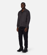Industrie The Zip Thru Track Top - Obsidian
