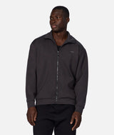 Industrie The Zip Thru Track Top - Obsidian