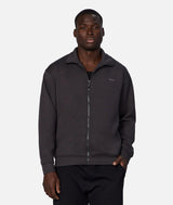 Industrie The Zip Thru Track Top - Obsidian