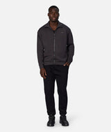 Industrie The Zip Thru Track Top - Obsidian