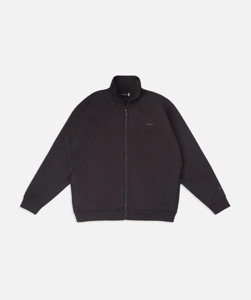 Industrie The Zip Thru Track Top - Obsidian