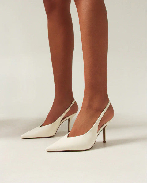 Billini Kendra Heel - White Shine