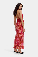 Ownley Kyah Halter Top - Ruby