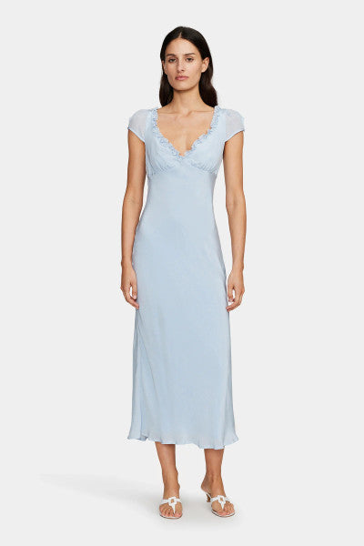 Ownley Lottie Midi Dress - Sky