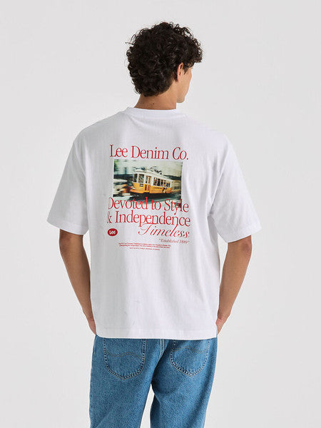 Lee Timeless Box Cutter Tee - White