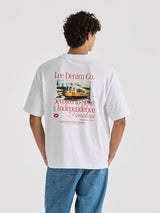 Lee Timeless Box Cutter Tee - White