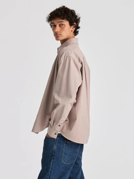 Lee Park LS Shirt - Concrete
