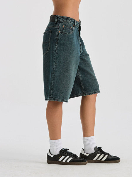 Lee Low Slouch Jort - Smoked Tea