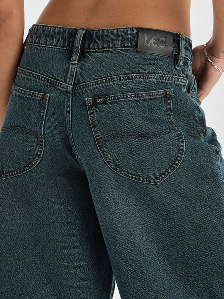Lee Low Slouch Jort - Smoked Tea