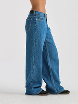 Lee Low Slouch - Blue Quarter