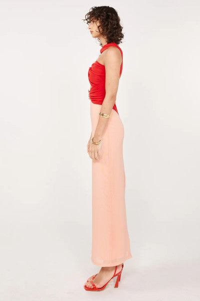 She is OLLÁ Nassia Midi Dress