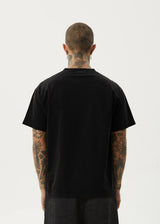 Afends Genesis Heavy Weight Recycled Boxy Fit Tee - Black