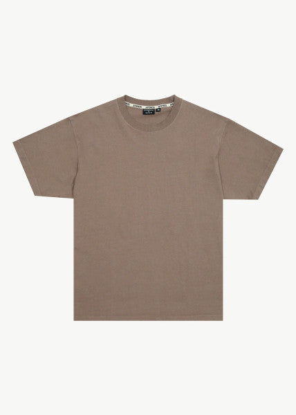 Afends Genesis Heavy Weight Boxy Tee - Fossil