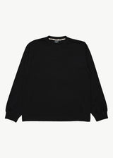 Afends Genesis Recycled Boxy Long Sleeve Tee - Black