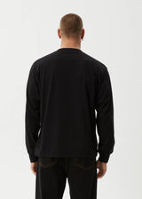 Afends Genesis Recycled Boxy Long Sleeve Tee - Black