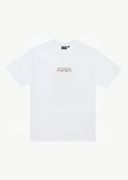 Afends Wired Retro Tee - White