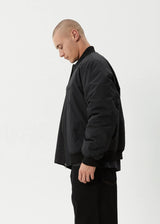 Afends No More Bombs Bomber Jacket - Black