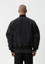 Afends No More Bombs Bomber Jacket - Black