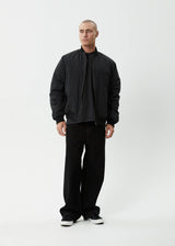 Afends No More Bombs Bomber Jacket - Black