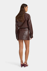Ownley Morriset Mini Skirt - Cherry Cola