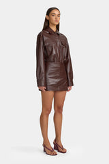 Ownley Morriset Mini Skirt - Cherry Cola