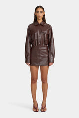 Ownley Morriset Mini Skirt - Cherry Cola