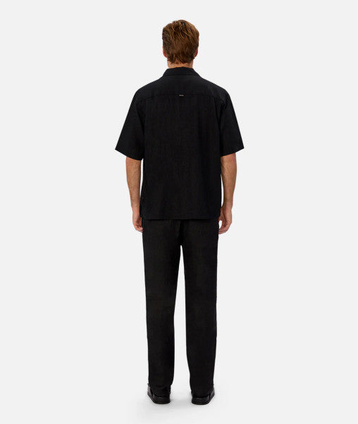 Industrie The Capri Linen Pant - YD Black