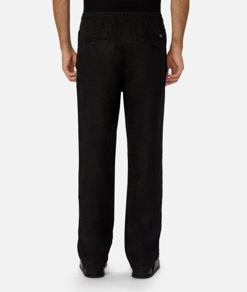 Industrie The Capri Linen Pant - YD Black