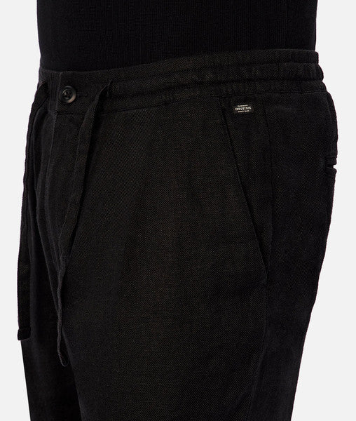 Industrie The Capri Linen Pant - YD Black