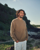 McTavish Reverse Seam Knit - Dark Tan