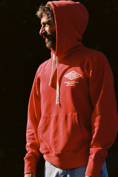 McTavish Diamond Hoodie - Red