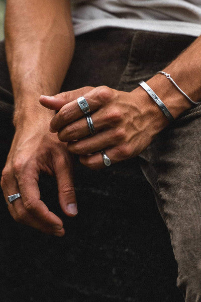 Merchants Mr Modest - Rings ( Pair ) - Silver