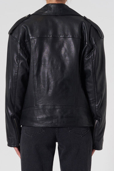 Neuw Brixton Leather Jacket - Black
