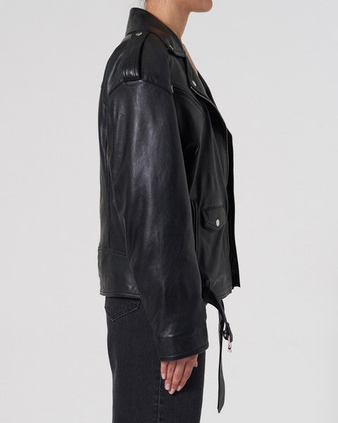 Neuw Brixton Leather Jacket - Black