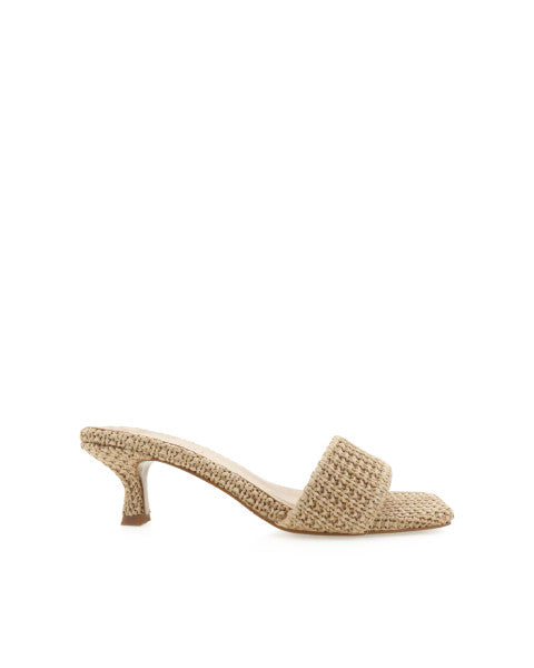 Billini Olga Heel - Natural Raffia