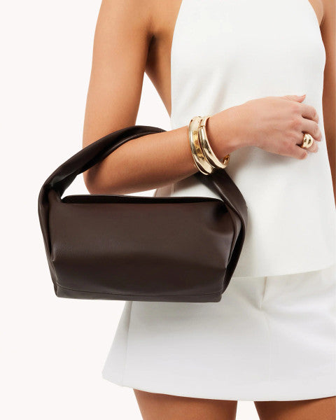 Billini Olive Handle Bag - Chocolate