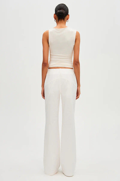 Misha Josie Cupro Top - Ivory