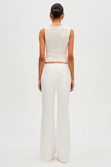 Misha Josie Cupro Top - Ivory