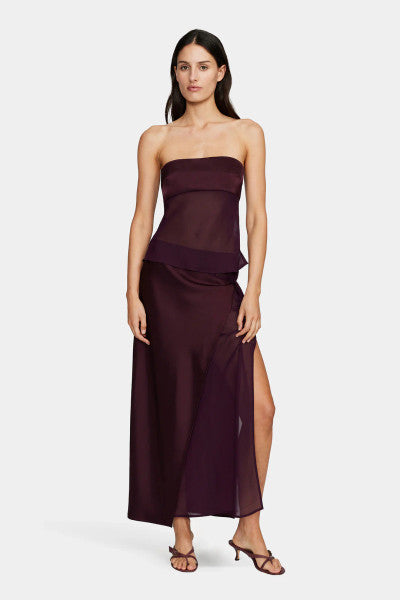 Ownley Ricky Midi Skirt - Plum