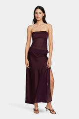 Ownley Ricky Midi Skirt - Plum