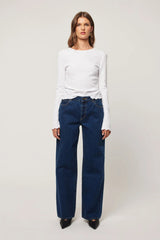 Rolla’s Crinkle Longsleeve - White
