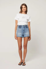 Rollas Classic Tee Pretty Bow - Cloud