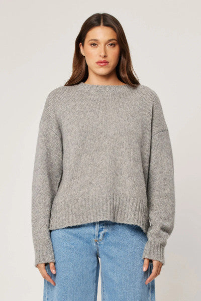 Rolla’s Tomboy Merino Knit - Grey Marle