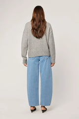 Rolla’s Tomboy Merino Knit - Grey Marle