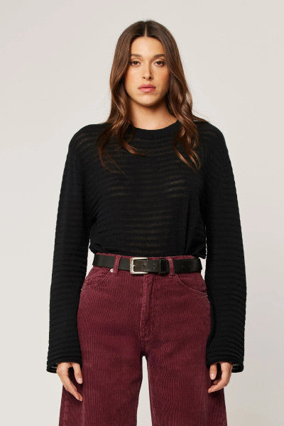 Rolla’s Edgar L/S Tee - Black