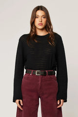 Rolla’s Edgar L/S Tee - Black