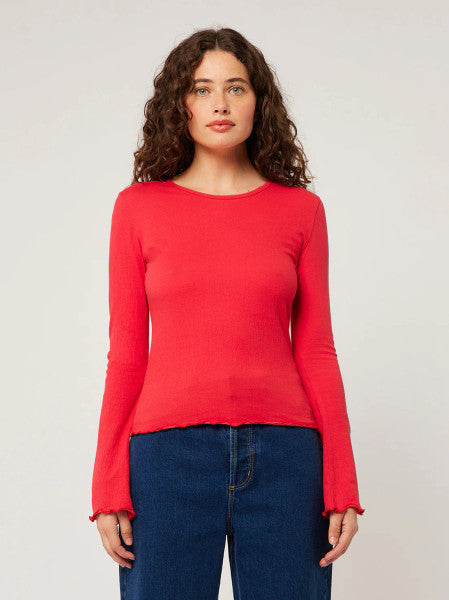 Rolla’s Crinkle Longsleeve - Crimson