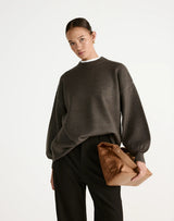 Billini Tammy Shoulder Bag - Dark Tan Suede